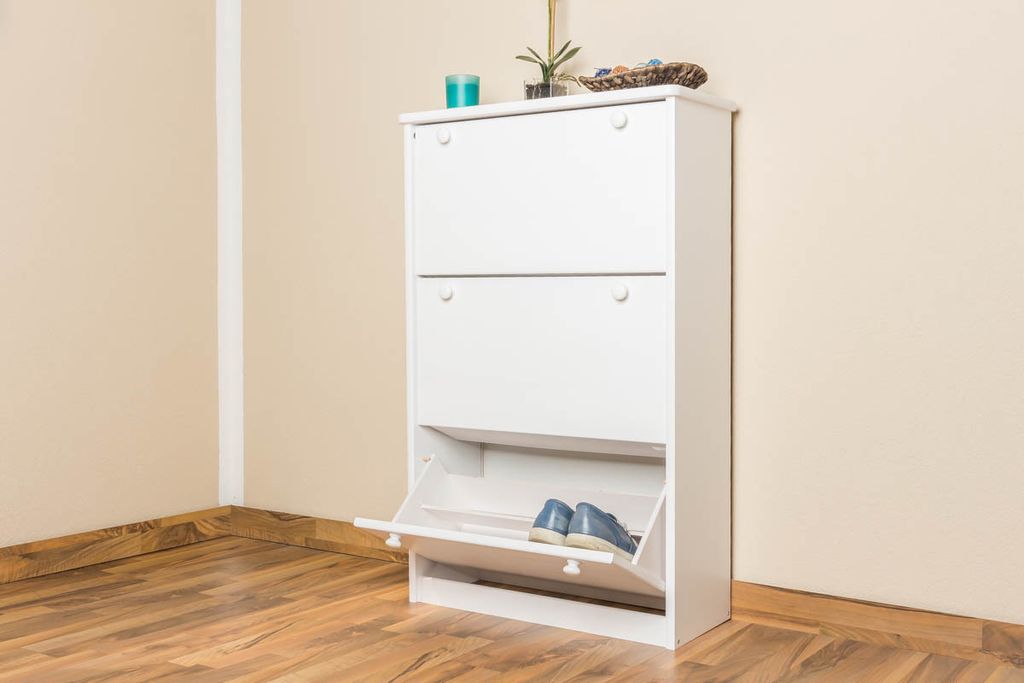 Schuhschrank Holz Kiefer