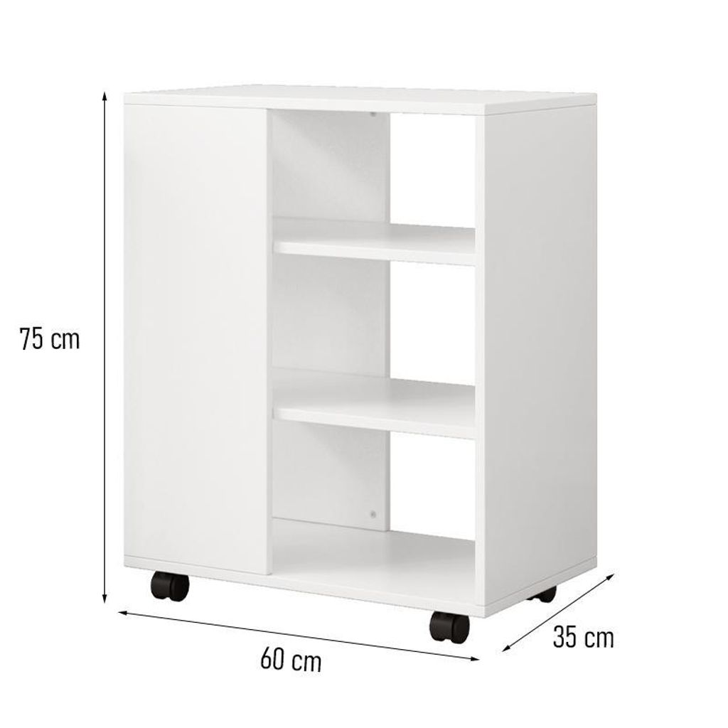 Stolový stojanový stojan na tlačiarne Moderný regál Loft Obrázok produktu 