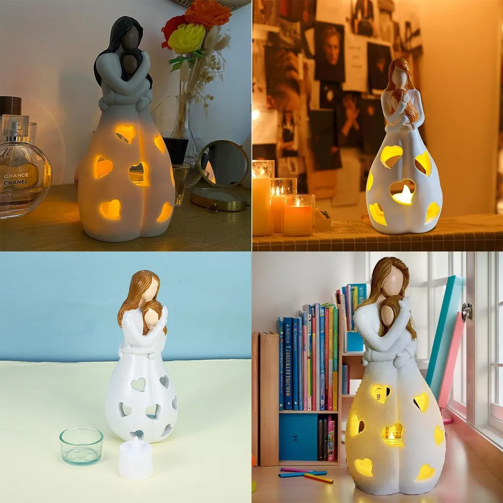Chandelier Sécurisé LED Cadeau Maman pour une Déco Zen et sans Risque - 2