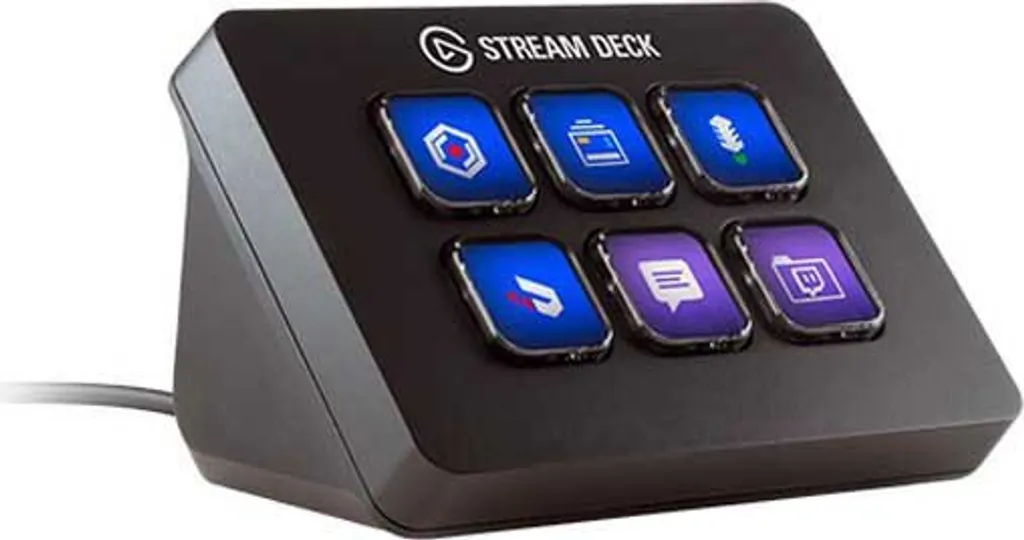 Console de mixage Stream Deck Mini Elgato pour streaming et montage vidéo