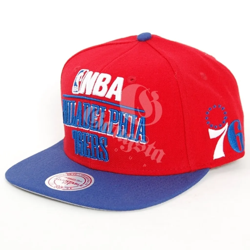 Mitchell & Ness Philadelphia 76ers Media 2T Snapback Cap - Outlet NBA - 1
