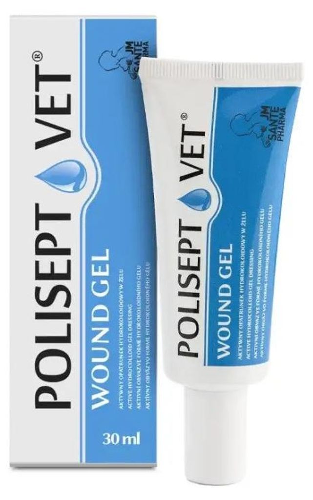 JM SANTE Polisept Vet Gel pour plaies - gel pansement pour Image du produit 
