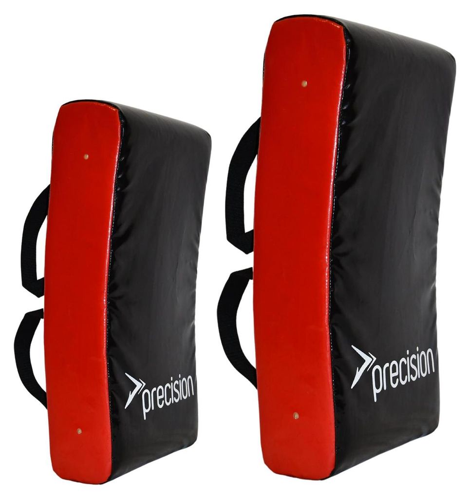 Precision Gebogener Junior Schlagschild Schwarz Schwarz One Size