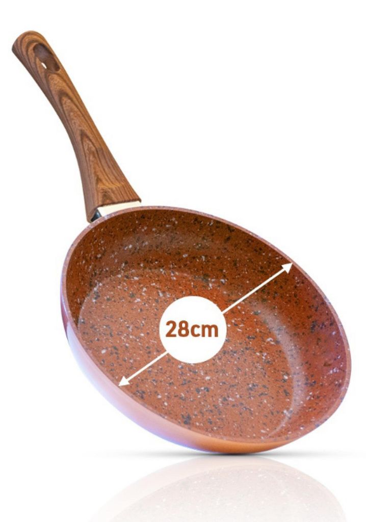Padella Livington in rame e pietra, 28 cm Immagine del prodotto 