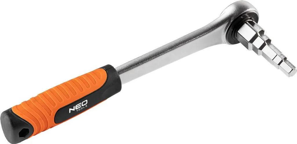 Clé à cliquet 1/2 type tournevis avec poignée ergonomique bi-matière