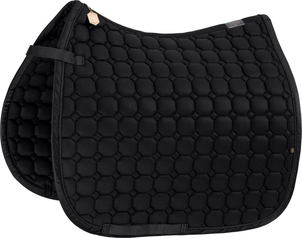 Eskadron HERITAGE Schabracke Baumwolle mit Glossy - Einfassung, SHETTY Farbe - black