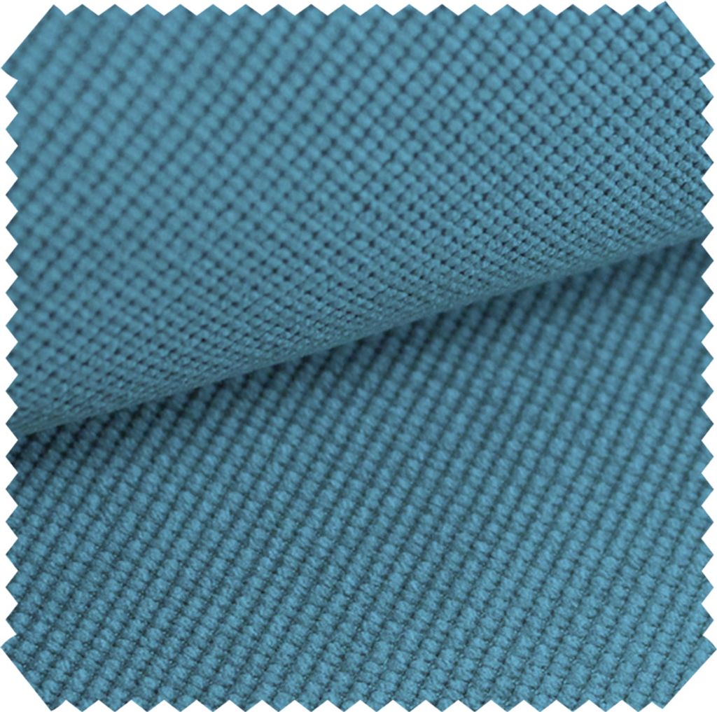 novely SAVERO - Velours Polsterstoff - 3D Wabenmuster - Wasserabweisender Möbelstoff - Robuste Meterware 1 lfm - Farbe: 14 Himmelblau