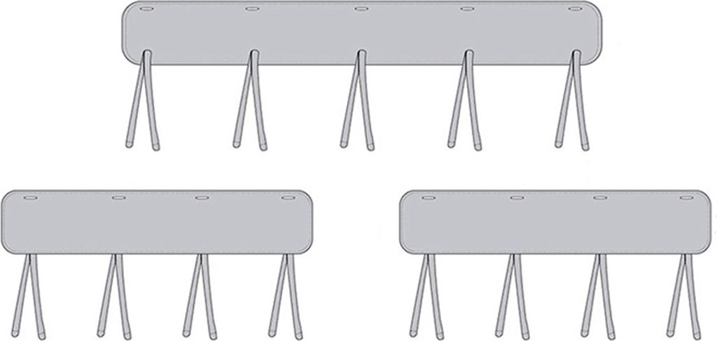 3Pcs Baby Bettgitter Einfache Installation Schutzgitter Abdeckung Weiche Kante Krippe Stoßfänger Pads für Baby Infant Kleinkind