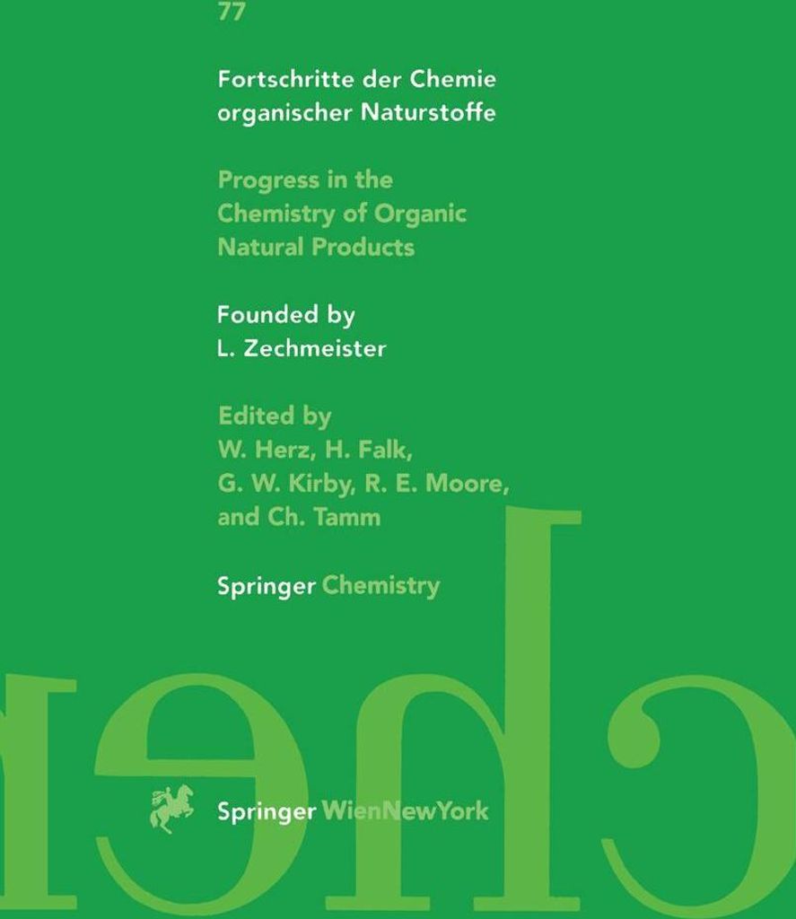Fortschritte der Chemie organischer Naturstoffe