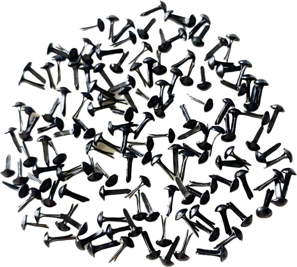 500 Stück Mini-Brads, metallisierte runde Papierverschlüsse für Papierbasteln, Scrapbooking, DIY-Kunst, handgefertigte Projekte, dekoratives Zub...