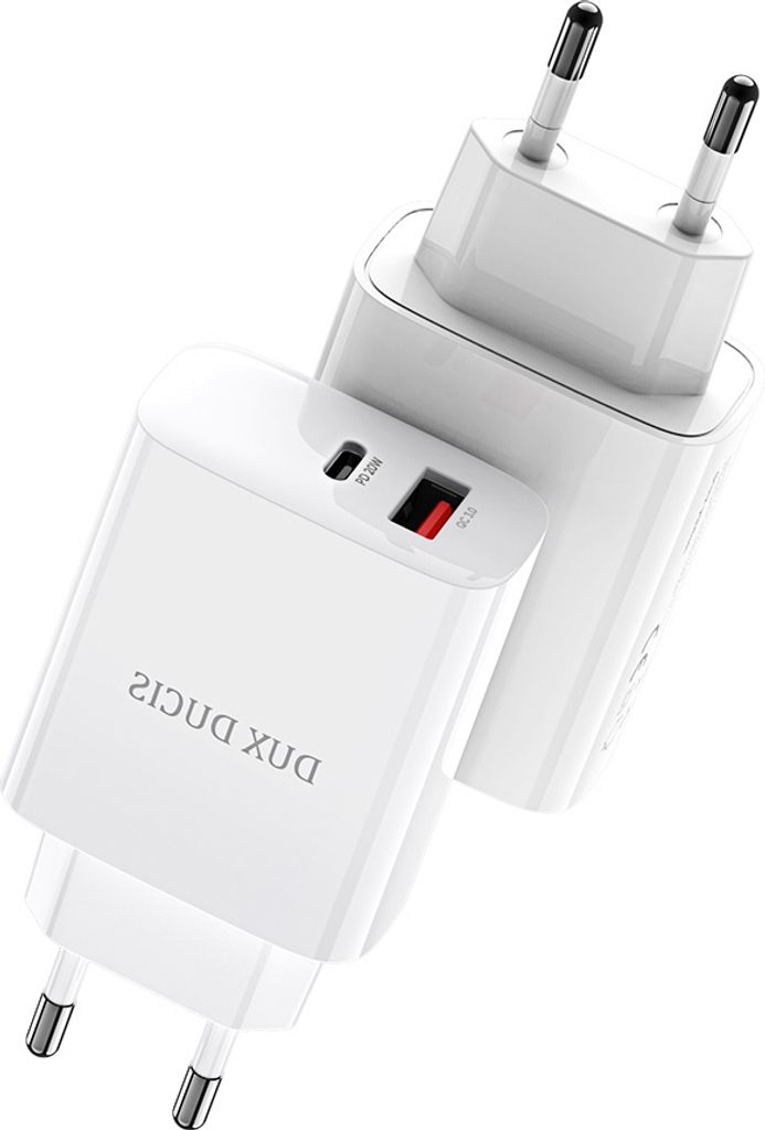 Schnellladegerät Geeignet für Pd20w+qc18w Aufladen Dual-Port Handy weiß