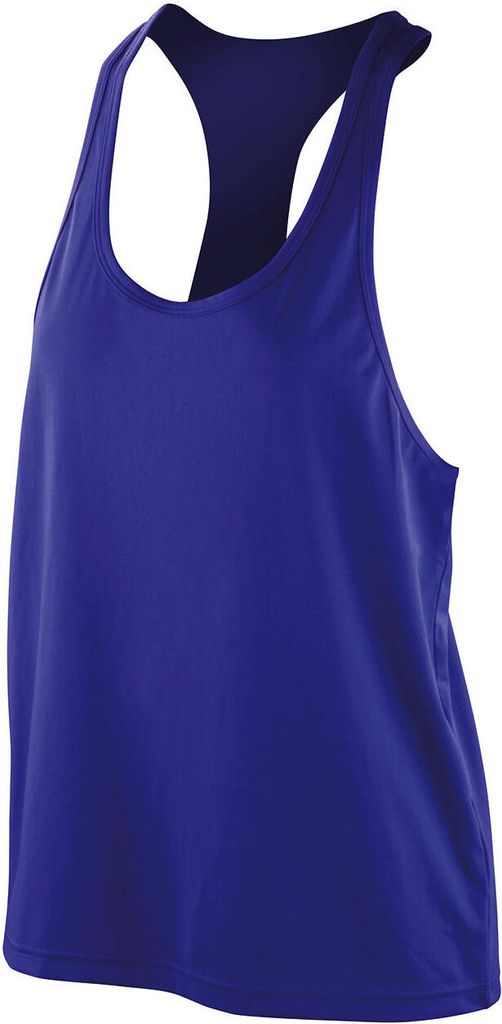 SPIRO S285F | Damen Impact Softex Tank Top / Atmungsaktiv - Farbe: Sapphire - Größe: L (14)