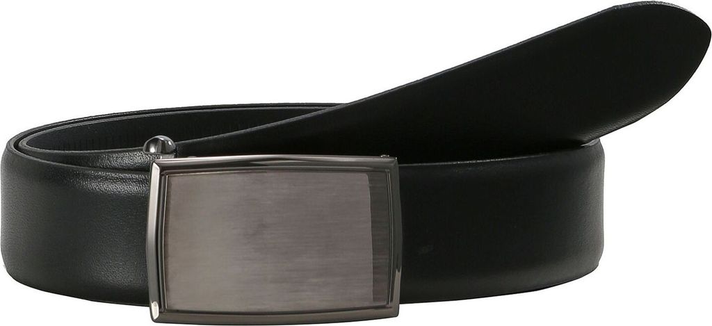 LLOYD Leder Gürtel Thin Leather Belt 3.5 W80 Black schwarz