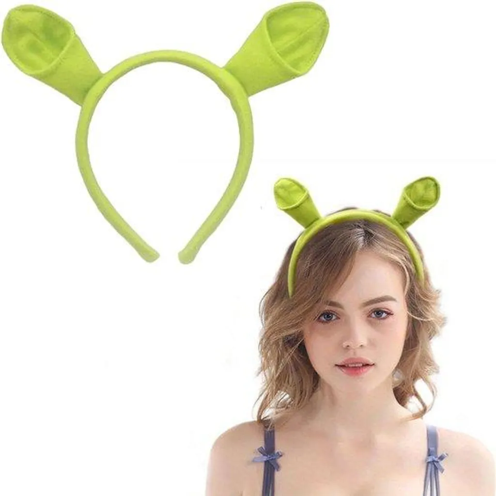 Bandeaux verts à oreilles souples et confortables pour adulte et enfant