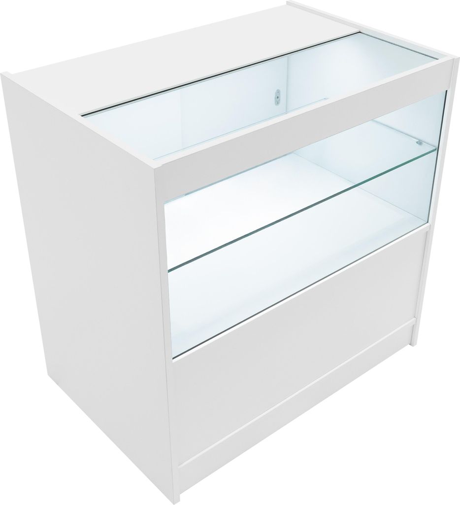 Bancone da negozio con illuminazione a LED bianca C900 – Immagine del prodotto 