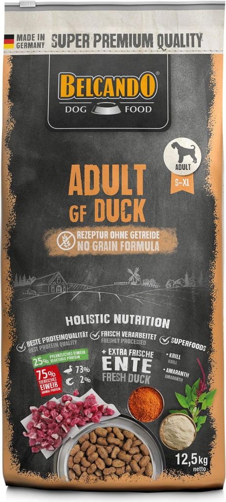 Belcando Adult GF Duck 12.5kg, Adult, Ente, 1 kg Produktbild 