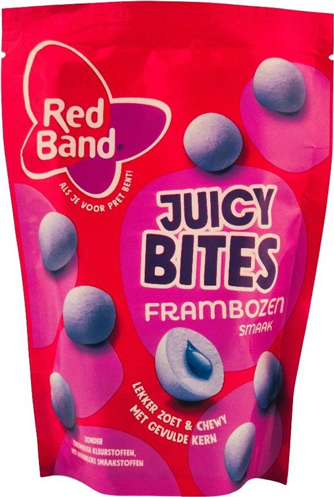 Red Band Bites Frambozen Smaak 145g Image du produit 