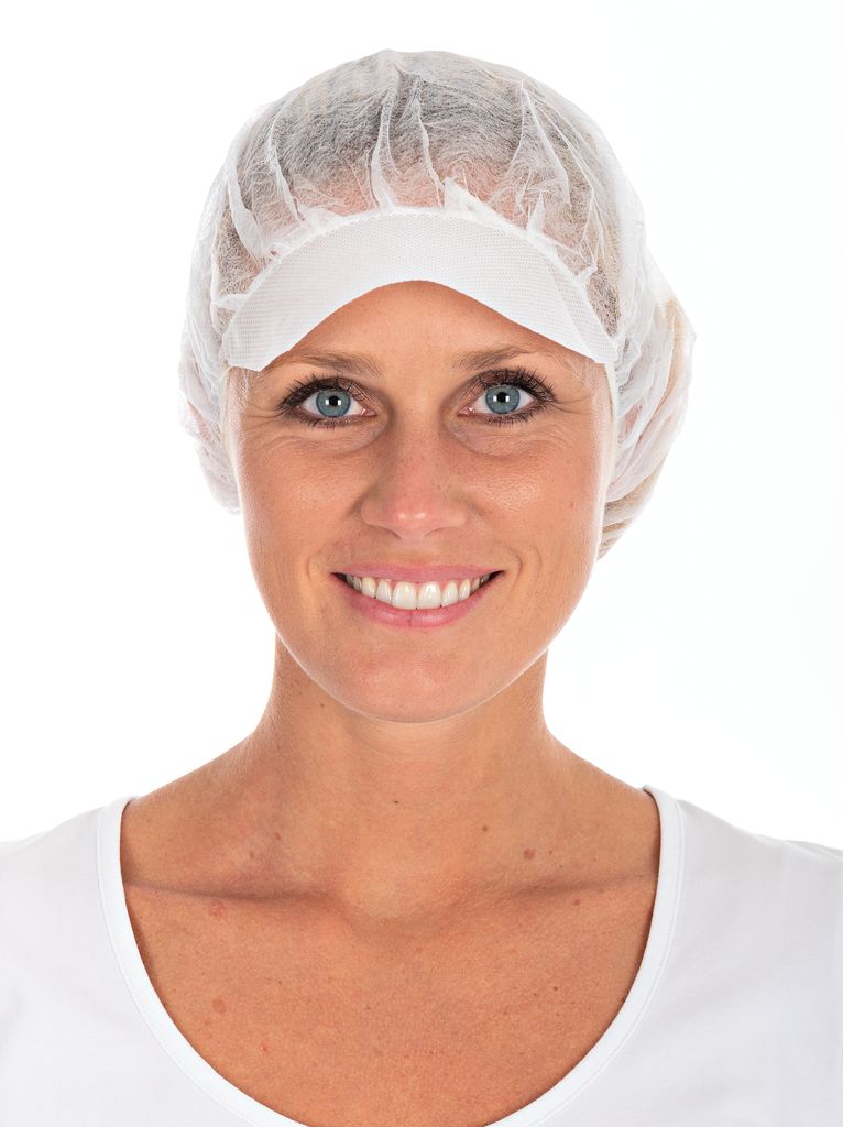 Hygonorm 12819 Baretthauben mit Schirm Light weiß ø 48 cm Produktbild 