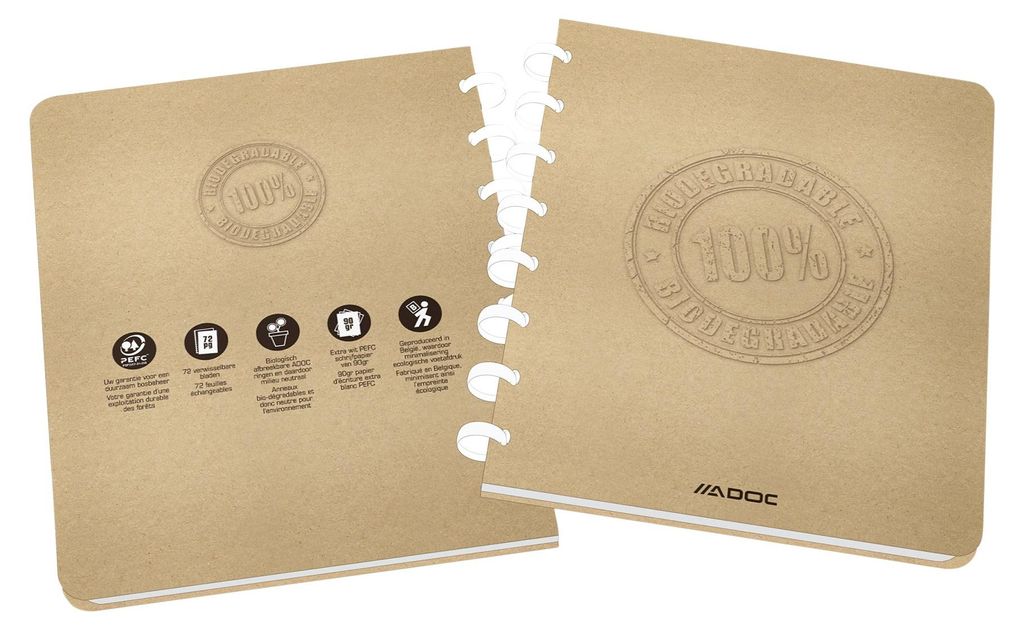 Adoc - Writing A5 Diamant 5x5mm 144 Seiten 90gr Kraftpapier