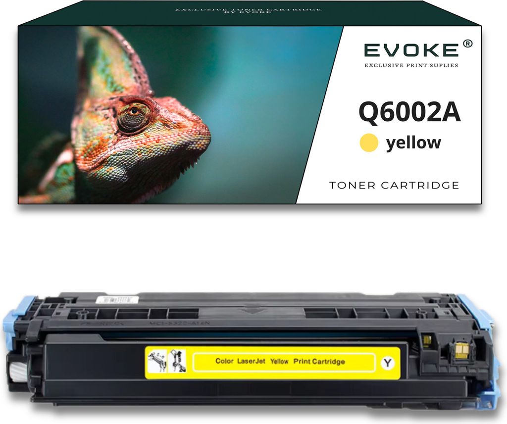 Toner für HP 124A Q6002A Gelb (yellow) | Ersatz für Color Laserjet 1600 2600 2605 CM1015 CM1017