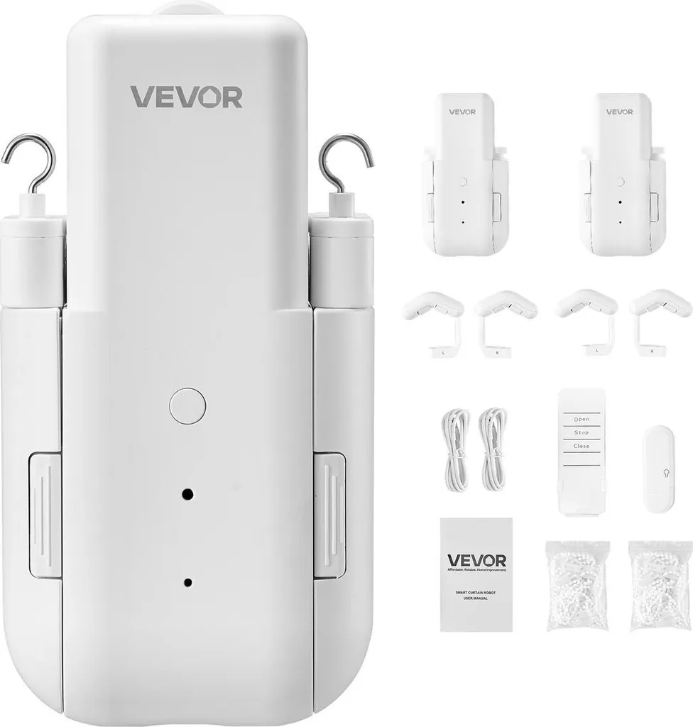 Ouvre-rideau connecté programmable via App et Alexa - Pack complet avec Hub - 8
