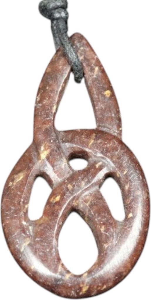 Keltischer Knoten Speckstein Anhänger handgemacht Schmuck Produktbild 