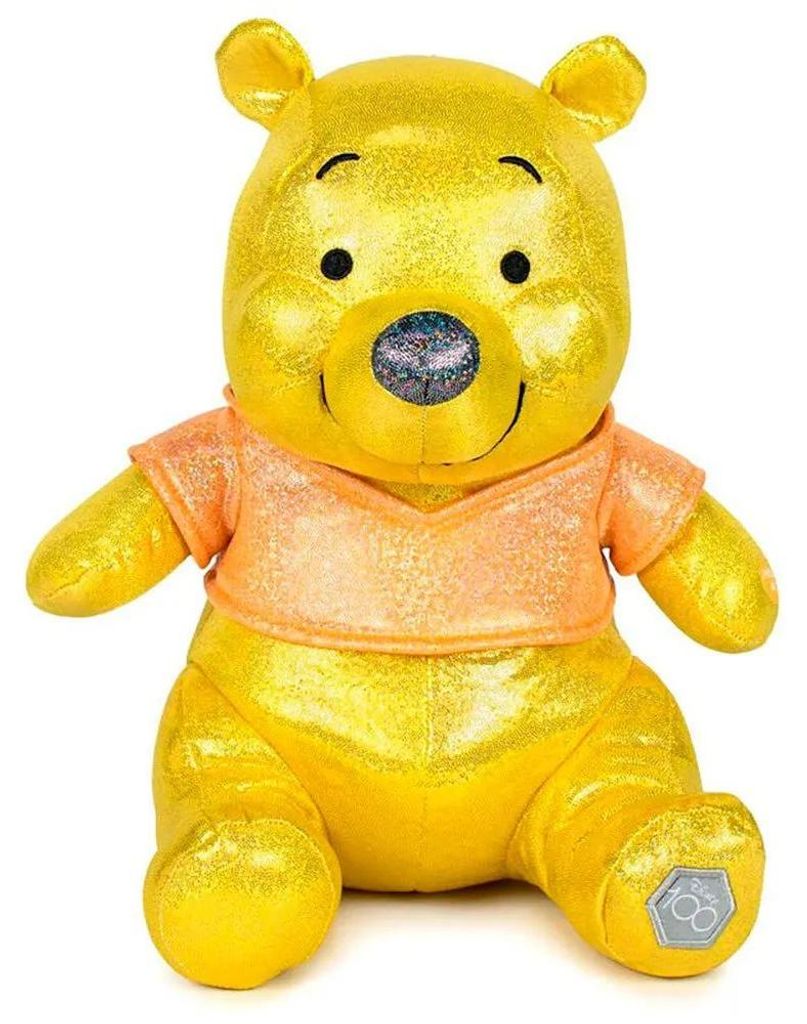 Winnie Puuh 30 cm Kuscheltier 100 Jahre Disney Glitter & Produktbild 