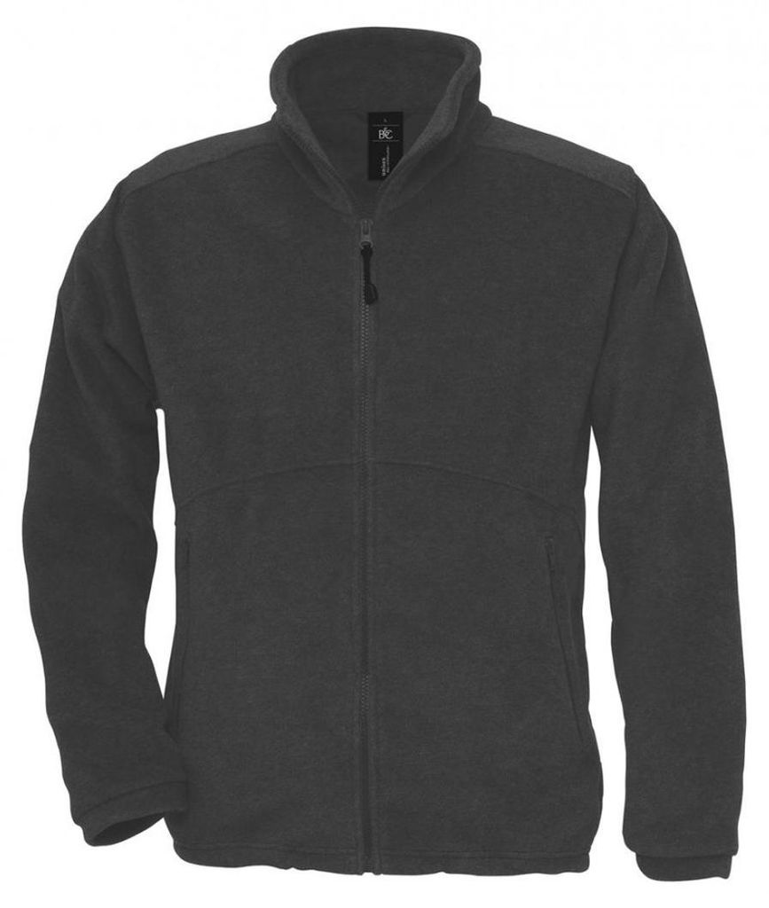 B&C - "Icewalker+" Fleece Durchgehender Reißverschluss für Herren - Für Außen FK2032 (XS) (Holzkohle)