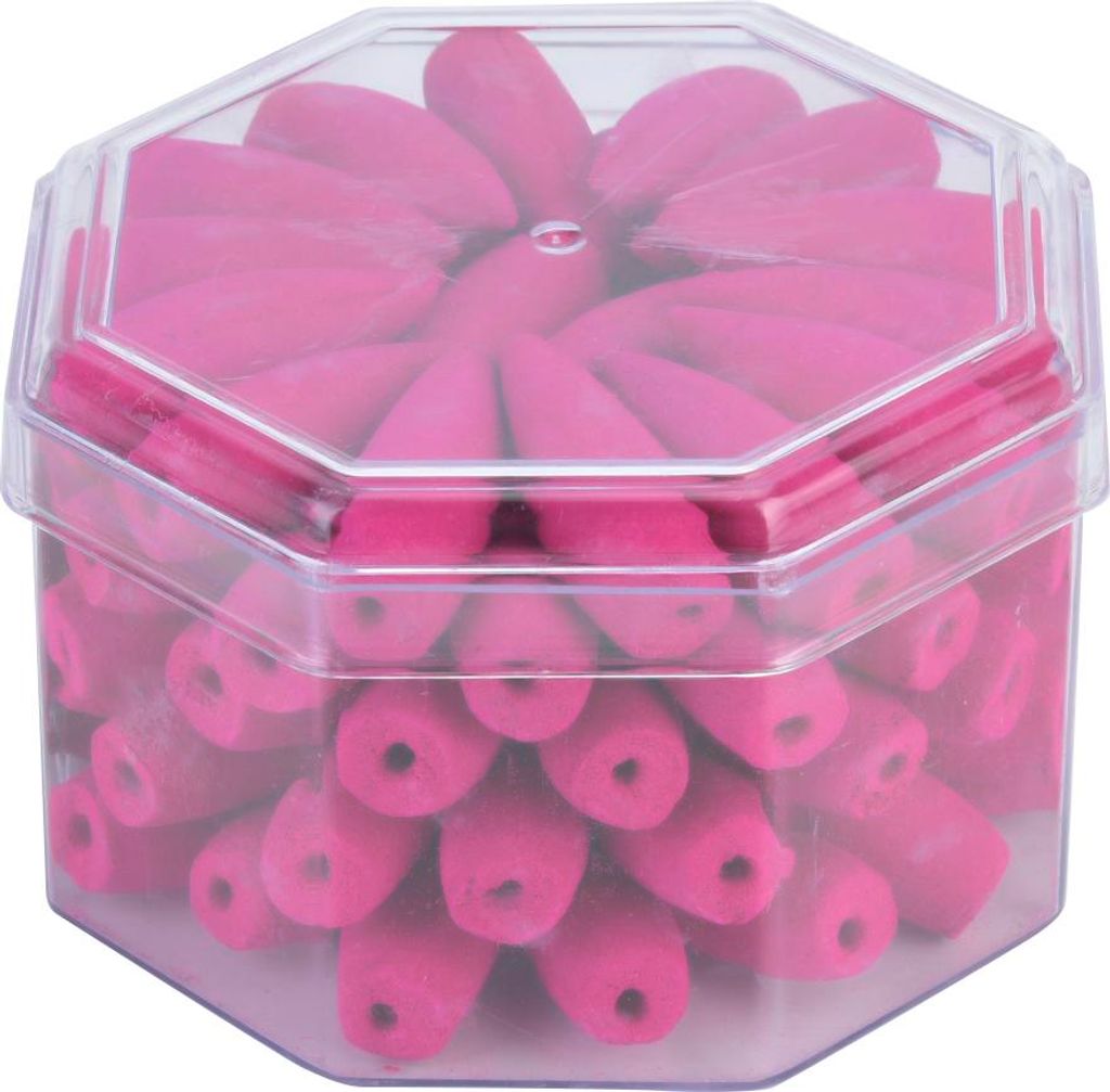 Backflow Tower Form Agilawood Weihrauchkegel mit natürlichen Rohstoff (Rose)