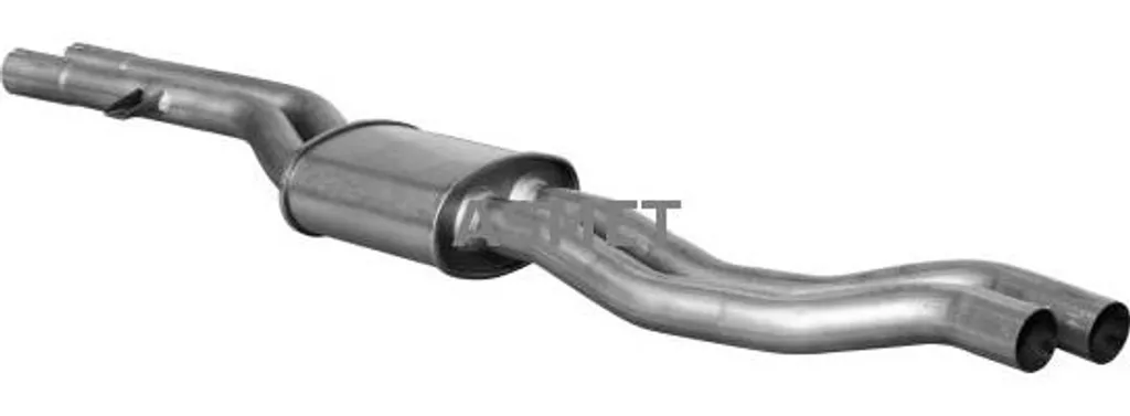 Silencieux central ASMET 12039 pour BMW Série 3 E46 - Réf OE 18107504170