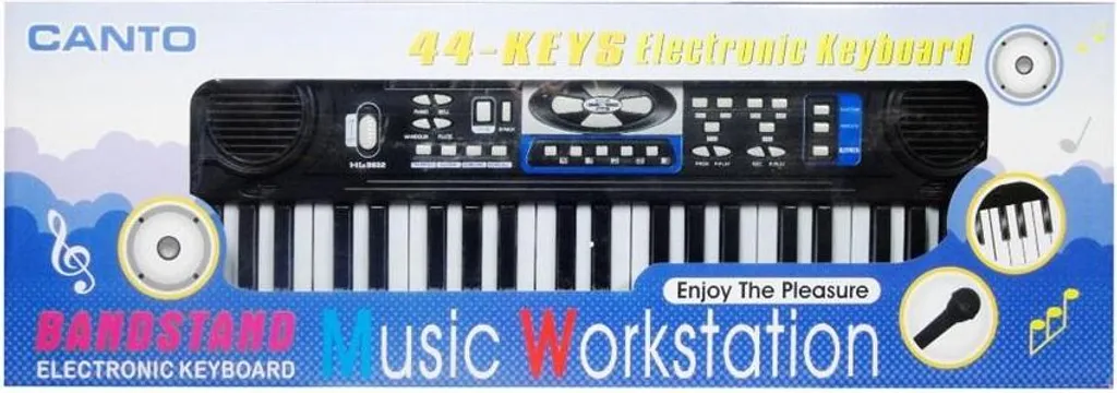 Orgue électronique 44 touches avec alimentation secteur incluse - Noir