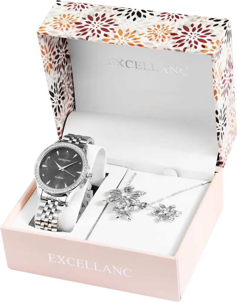 Cofanetto Regalo Donna: Orologio, Collana e Orecchini Alta Qualità