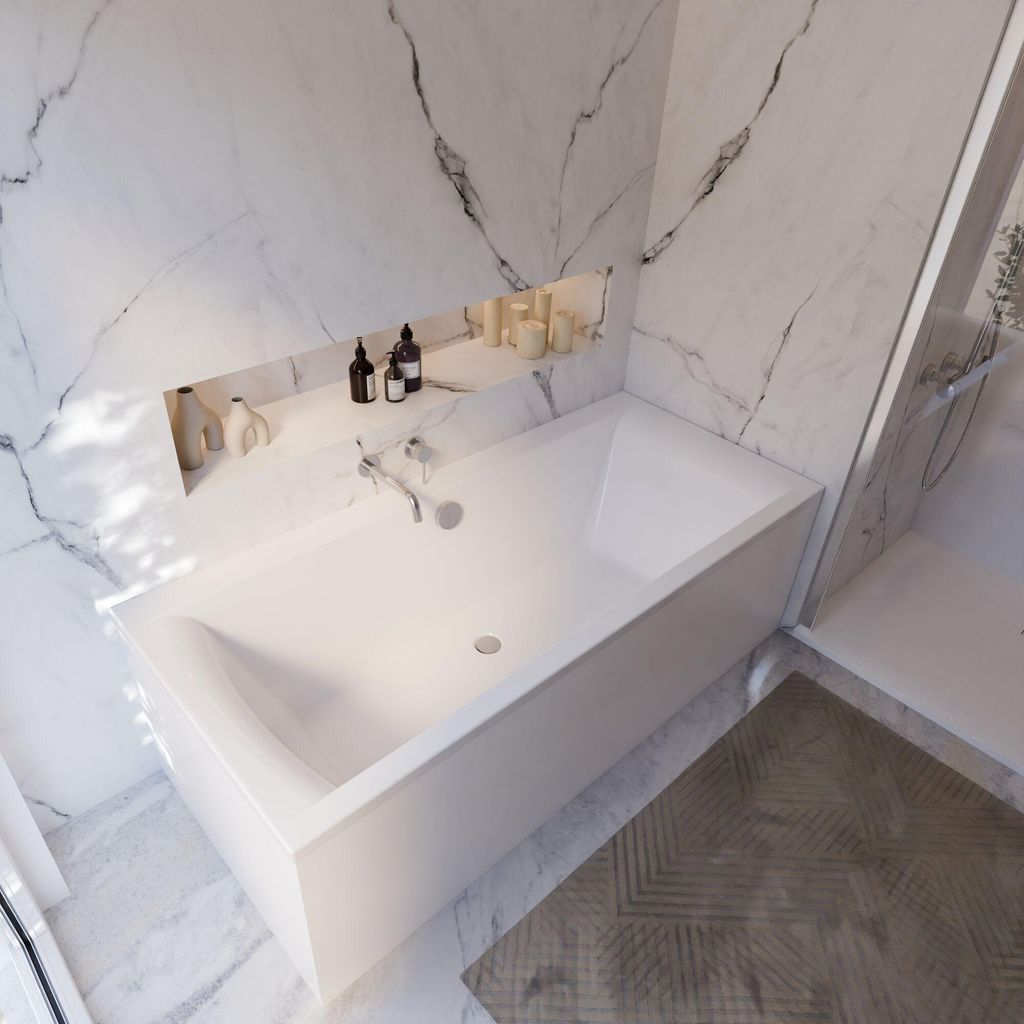 Schulte Körperform-Badewanne Modell Onda, Weiß Produktbild 