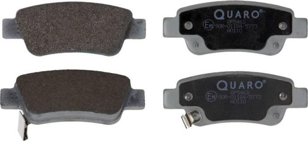 QUARO Bremsbeläge Satz Hinten Bremsklötze für HONDA CR-V III (RE) QP5463