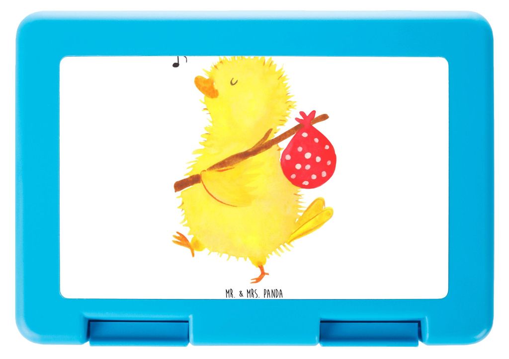 Mr. & Mrs. Panda Bentobox Küken Wander - Weiß - Geschenk, Ei, Ostergrüße, Ostern, Lunchbox, Ostereier, Reisen, Brotzeitbox, Zeit, Essensbox, Be...