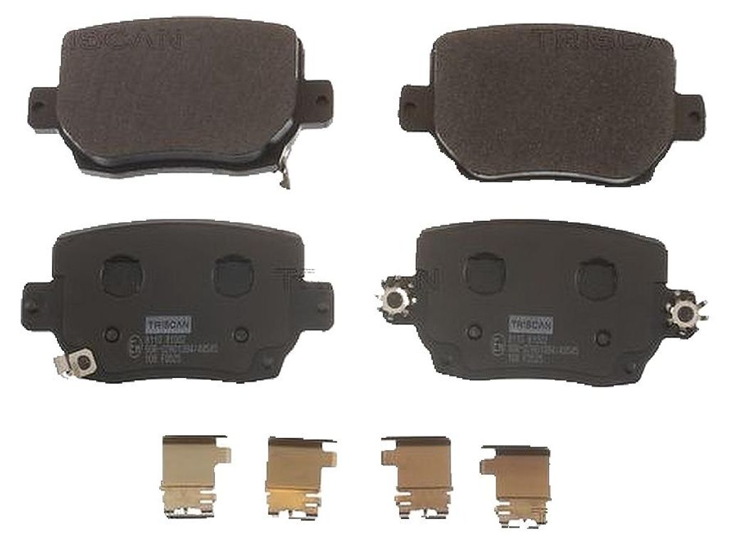 TRISCAN Bremsbeläge Satz Hinten Bremsklötze für TESLA Model Y (5YJY) 8110 81002