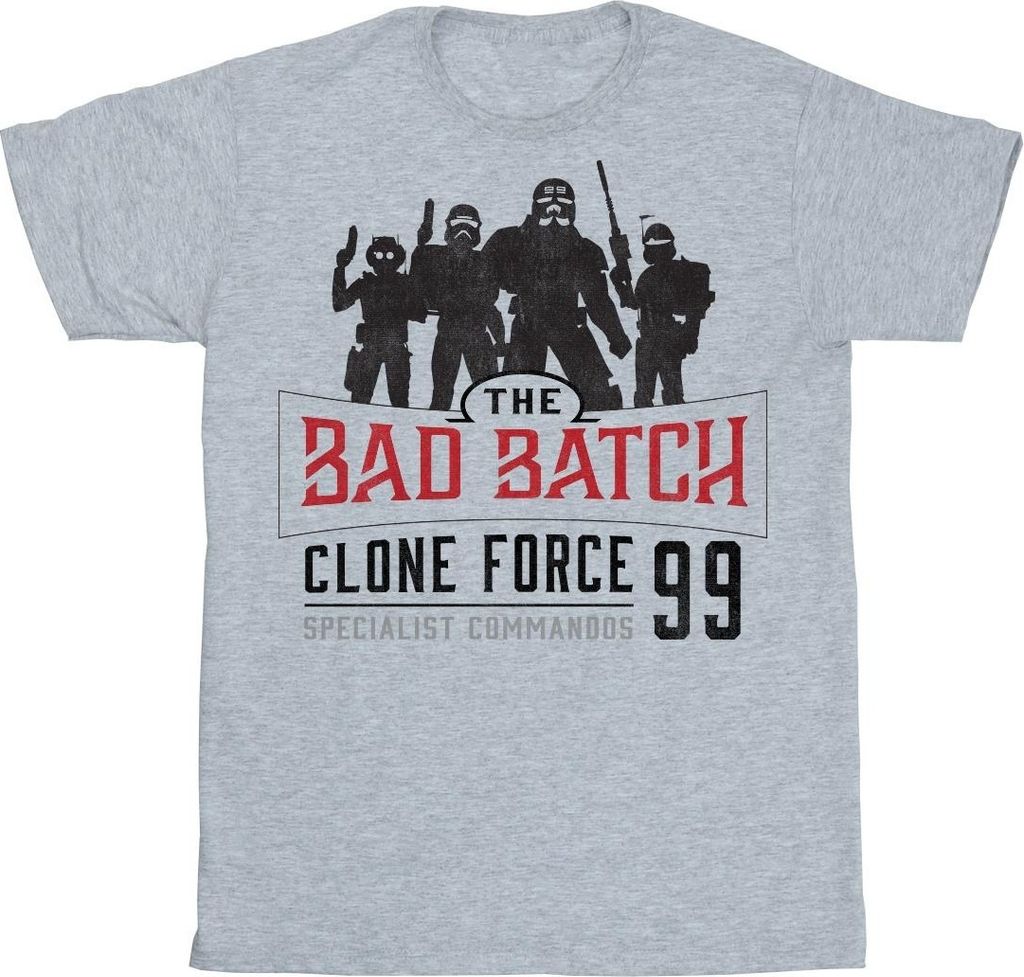 Star Wars - "Clone Force 99" T-Shirt für Herren BI44826 (3XL) (Grau)