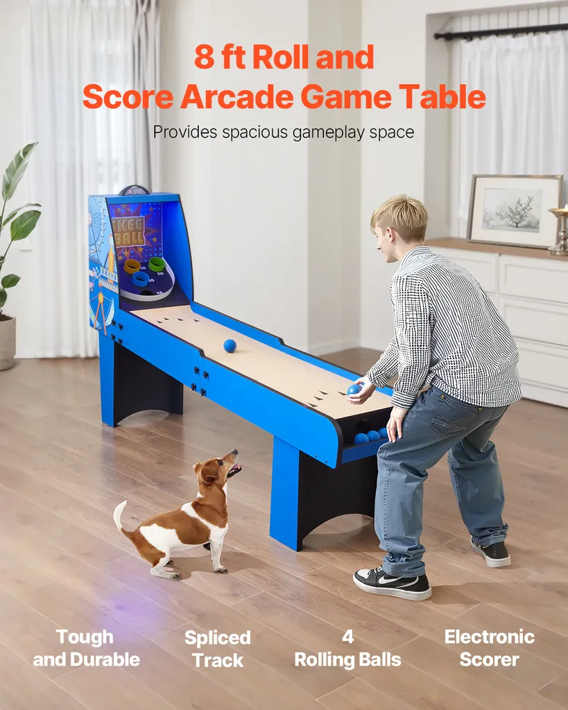 Table de Jeu de Scoring Arcade Classique 244cm pour Salle de Loisirs - 2