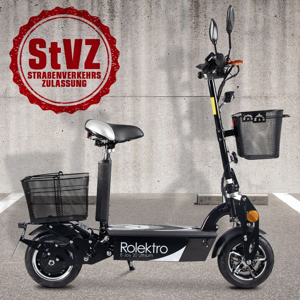 Rolektro, E-Joy 20 Lithium, Schwarz, 36V-20AH Akku, 500 Produktbild 2