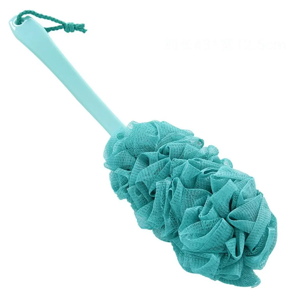 Accessoire de douche pour relaxation musculaire et lavage du dos vert