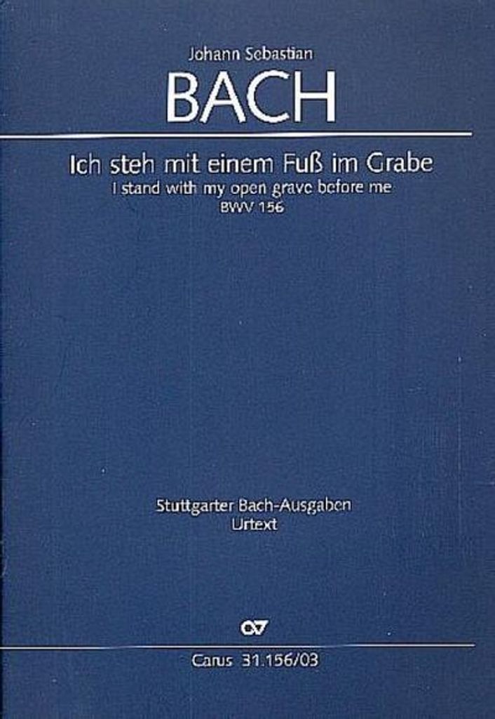 Johann Sebastian Bach-Ich Steh Mit Einem Fuss Im Grabe-VOCAL SCORE