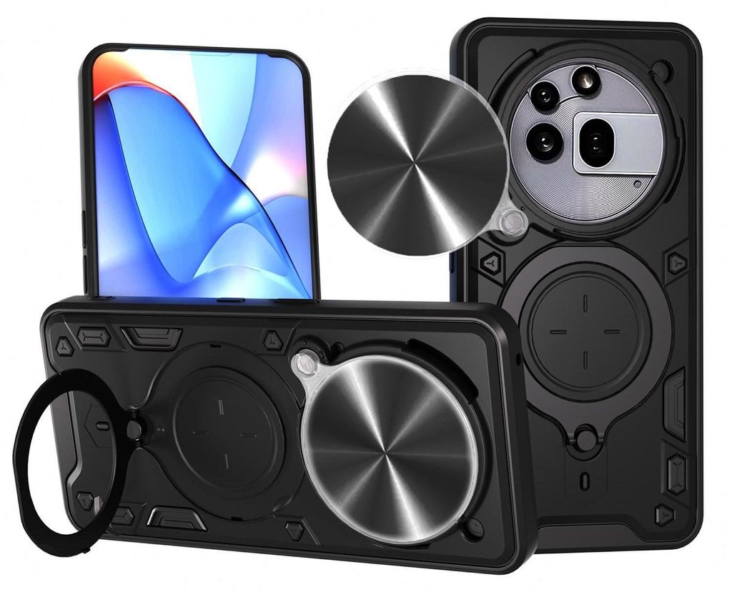 Für Nothing Phone 3a Pro Textur Sliding Kamera TPU PC Hülle Produktbild 