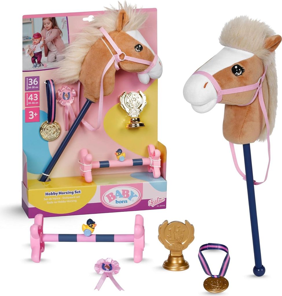 MGA BABY born Hobby Horsing Set 43cm Immagine del prodotto 