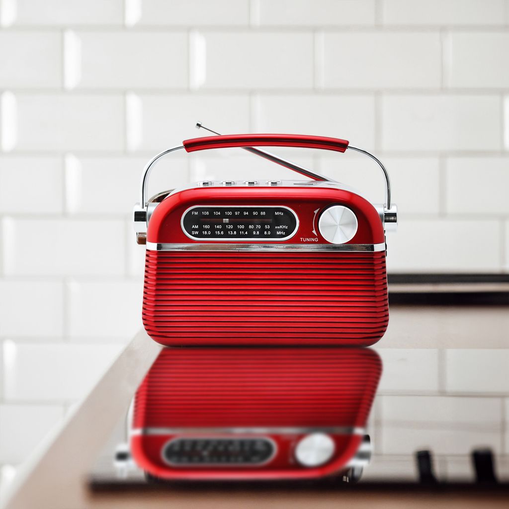 Retro rádio reproduktor Vintage rádio 1200 mAh přenosné FM Obrázek produktu 3