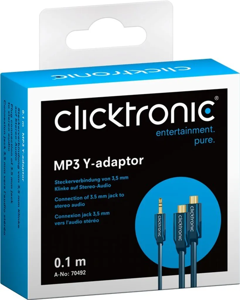Cavo Adattatore Clicktronic 0.1m RCA - Offerta Audio Premium - 6