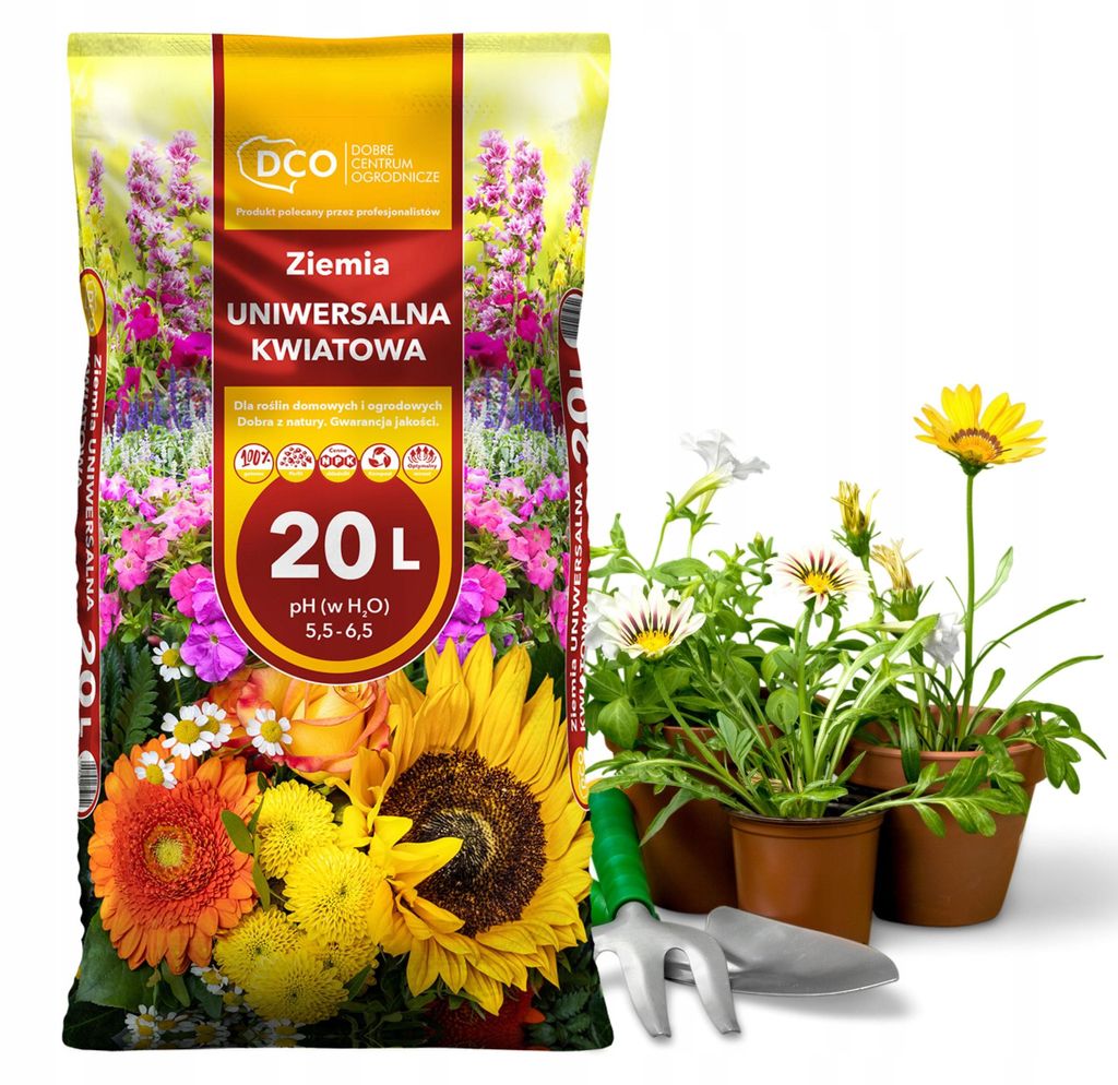Universalerde 20 l - Hochwertig - Nährstoffreich - Für Produktbild 