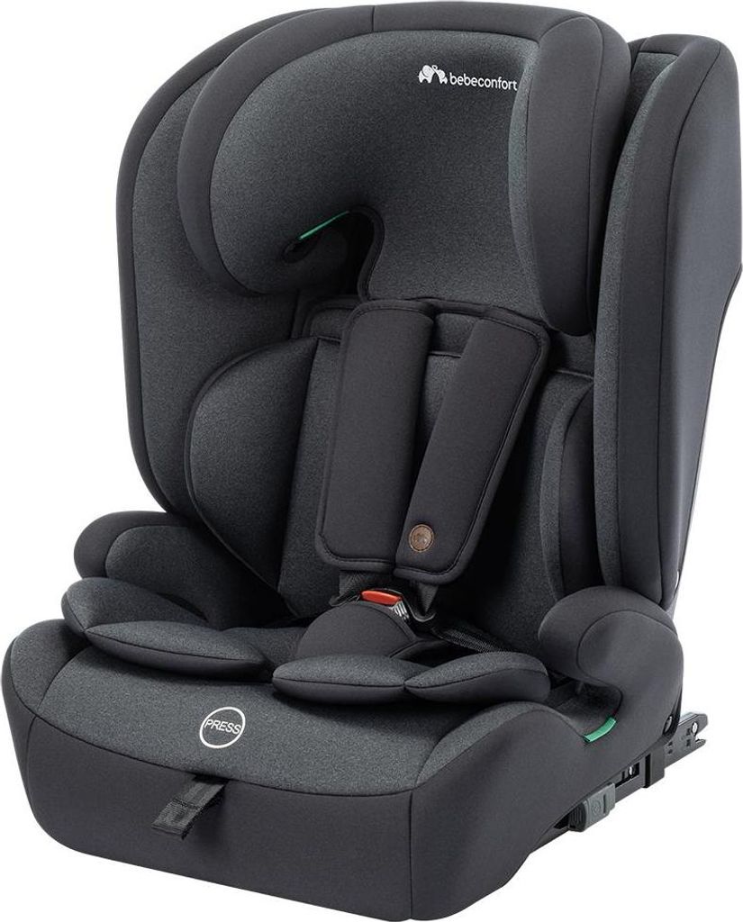 Bebeconfort Grow i-Size Kindersitz, Vorwärtsgerichteter Kindersitz, ISOFIX-Kindersitz, von 15 Monate-12 Jahren, 9-36 kg, 76-150 cm, Tinted Black