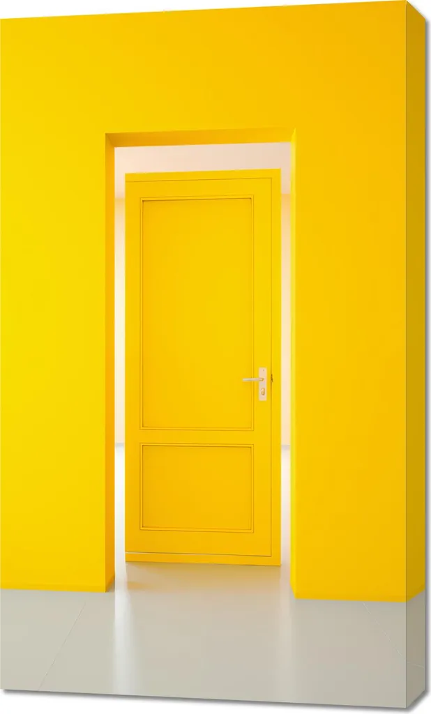 Art mural pour couloir - Image Entrée sans sortie format 60 x 100 cm