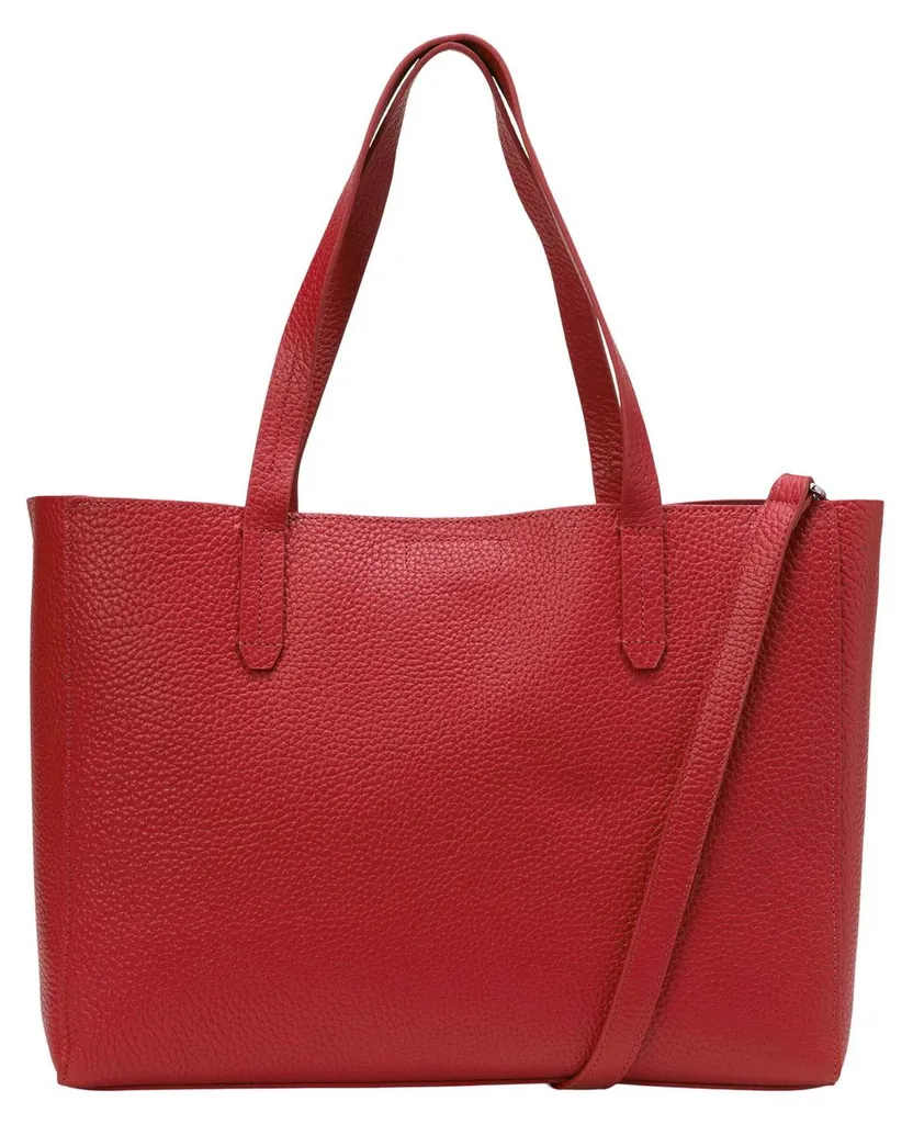 Marc O'Polo Busin Shopper Shiny Red : Sac à Épaule Cuir Rouge Élégant - 3