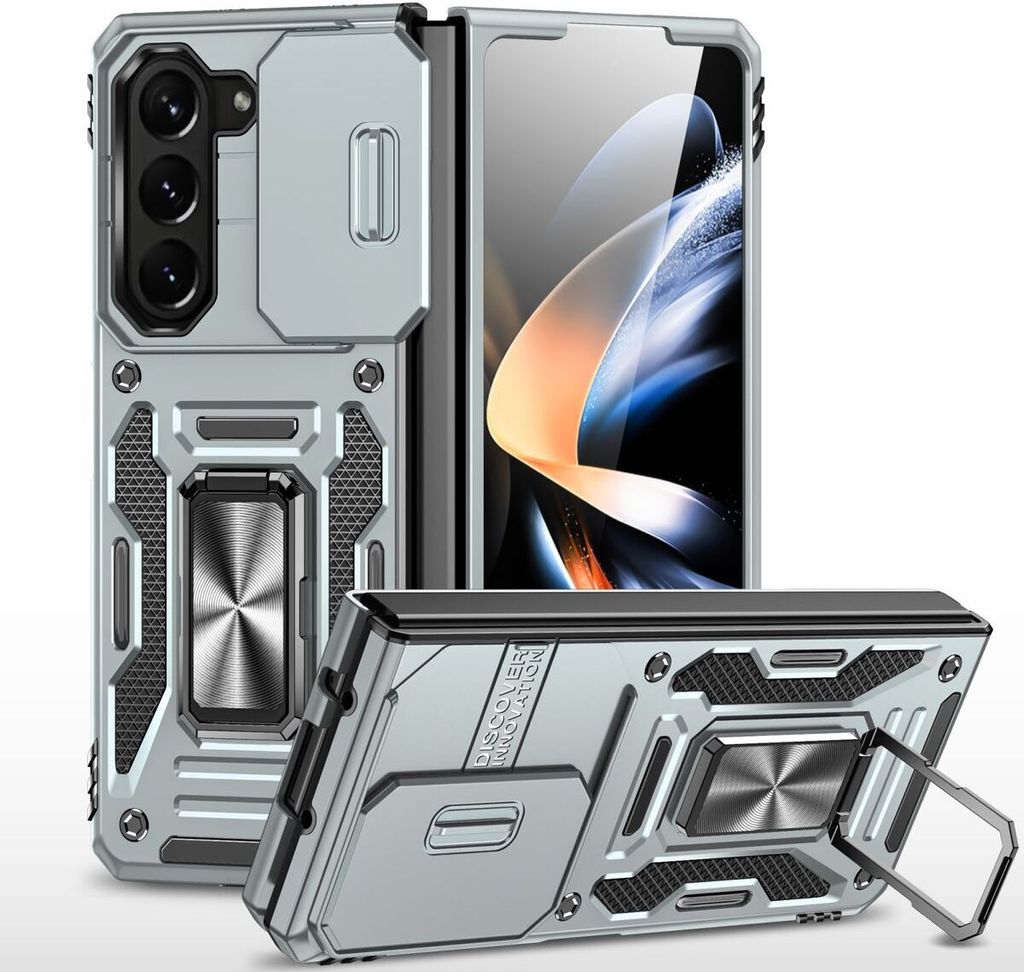 König Design Hülle kompatibel mit Kunststoff Soft Handyhülle - Handy Case Grau